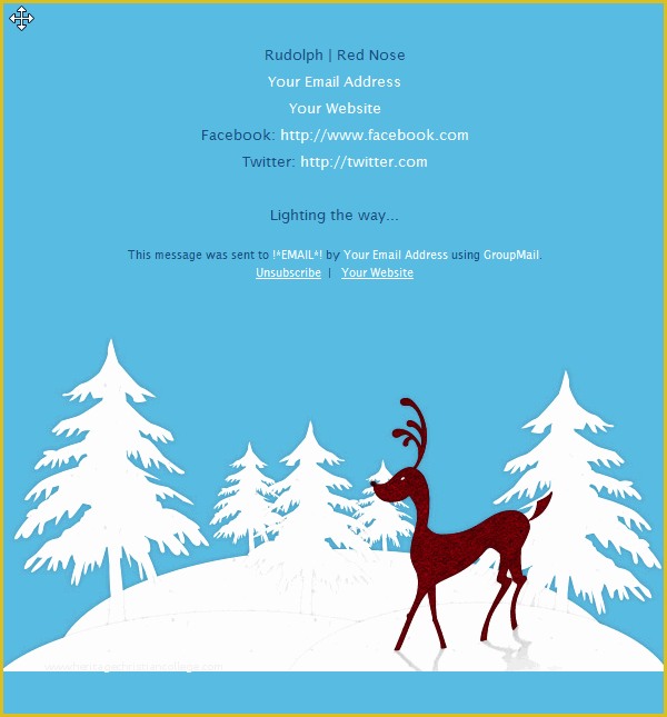 Free Holiday Email Templates Of Christmas Email Templates Included with Groupmail