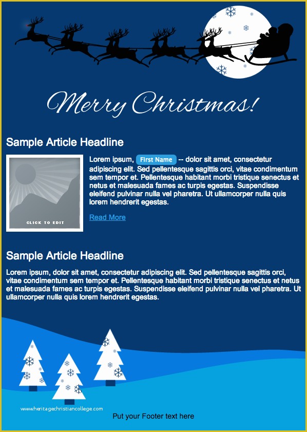 Free Holiday Email Templates Of Deck Out Your Email Campaign 5 Free Holiday Templates