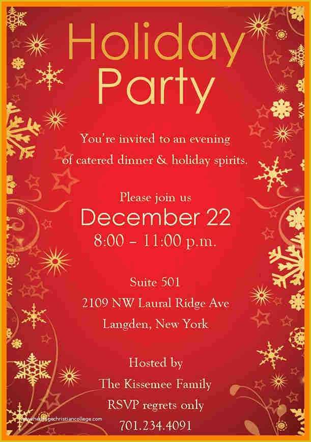 Free Holiday Invitation Templates Word Of Christmas Party Invitation Templates Free Word – Halloween