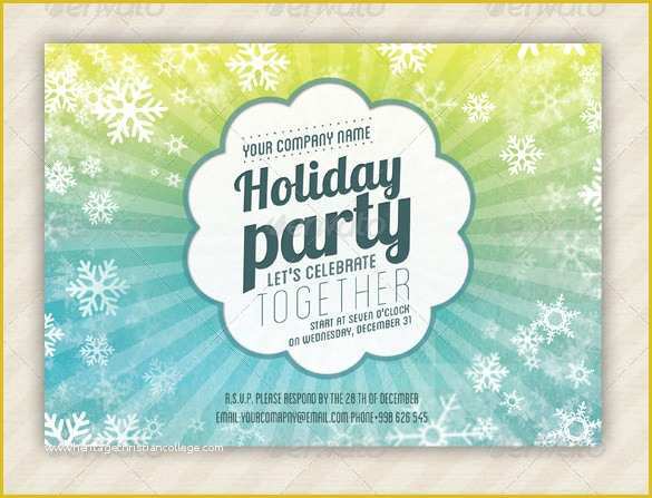 Free Holiday Invite Templates Of Holiday Invitation Template – 17 Psd Vector Eps Ai Pdf