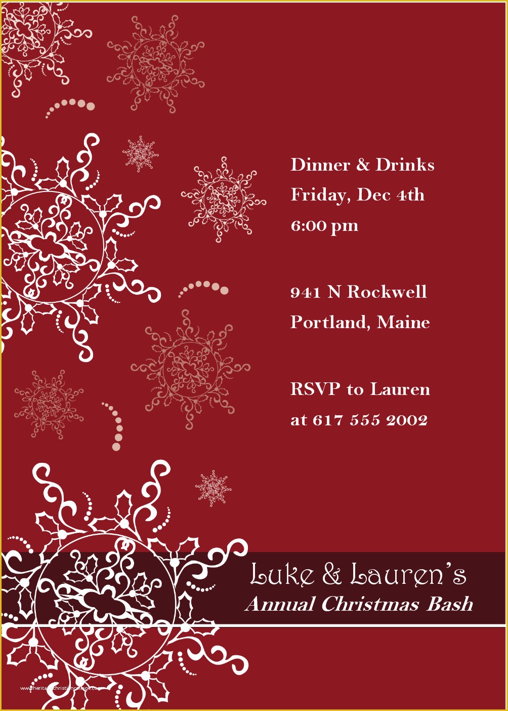 Free Holiday Party Invitation Templates Word Of 4 Christmas Invitation Templates Bookletemplate