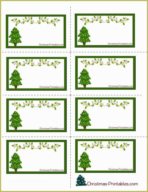 Printable Christmas Return Address Labels