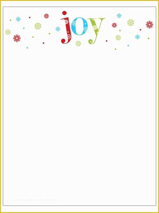 Free Holiday Stationery Templates Of Free Christmas Letter Templates