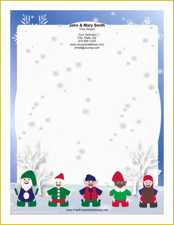 Free Holiday Stationery Templates Word Of 15 Christmas Letterhead Templates Free Word Designs