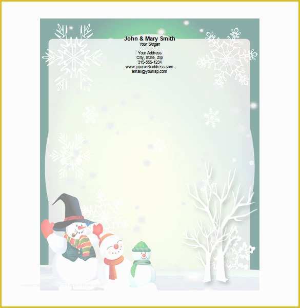 Free Holiday Stationery Templates Word Of 25 Christmas Stationery Templates Free Psd Eps Ai