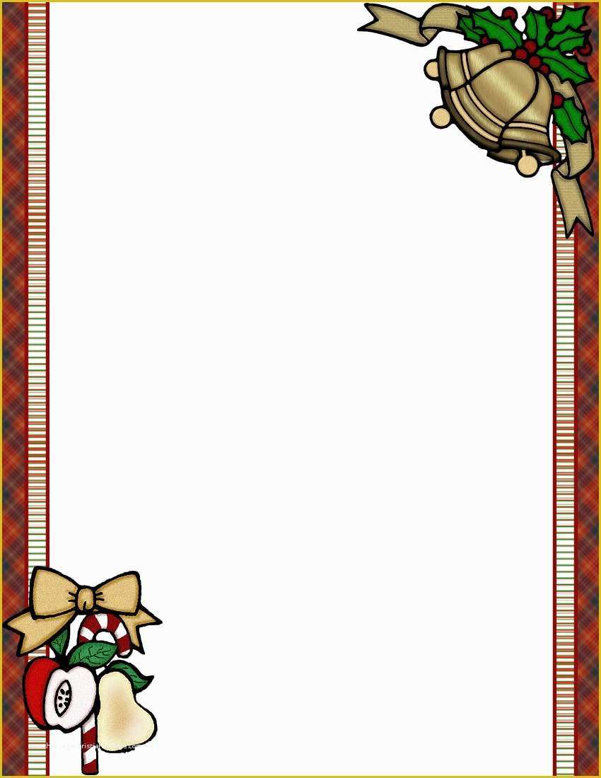 Free Holiday Stationery Templates Word Of Christmas 1 Free Stationery Template Downloads