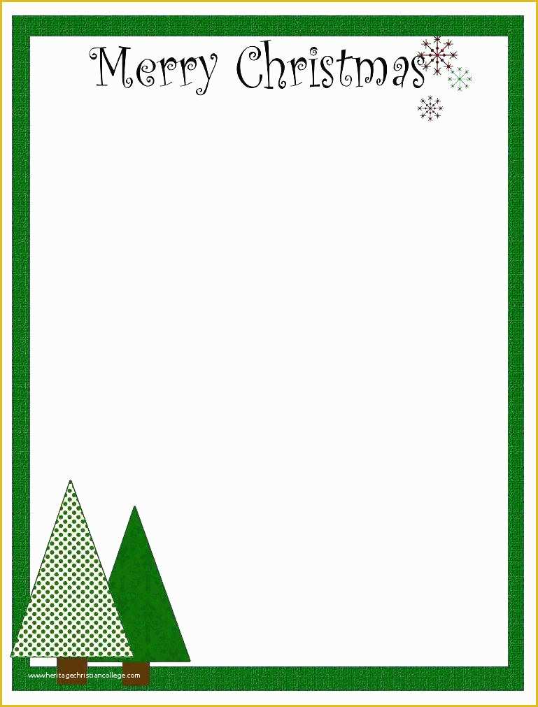 Free Holiday Stationery Templates Word Of Christmas Stationary Template Free Letter Templates Better