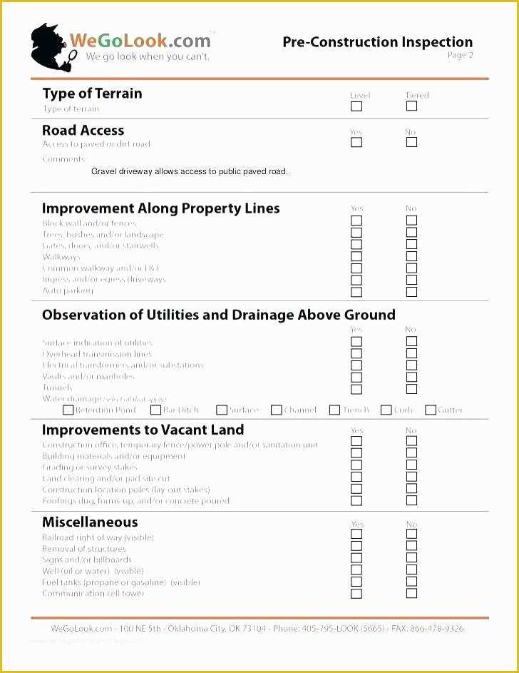 Free Home Inspection Report Template Word Of Free Download Site Survey Template Sample Inspection
