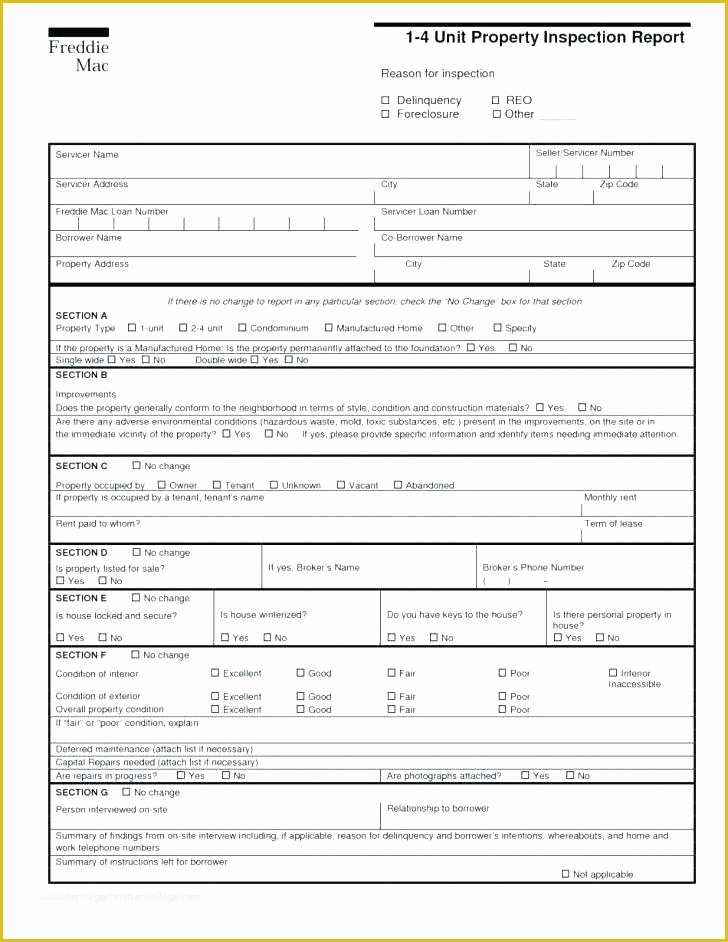 Free Home Inspection Report Template Word Of Property Inspection Checklist Template Month to Month