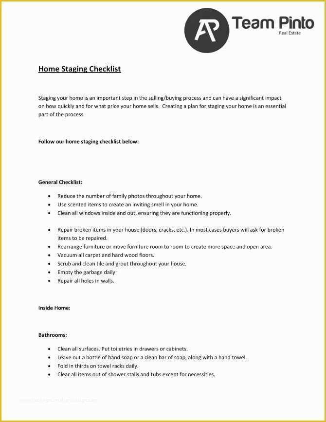 Free Home Staging Contract Template Of Home Staging Checklist Contract Template Awesome Inventory