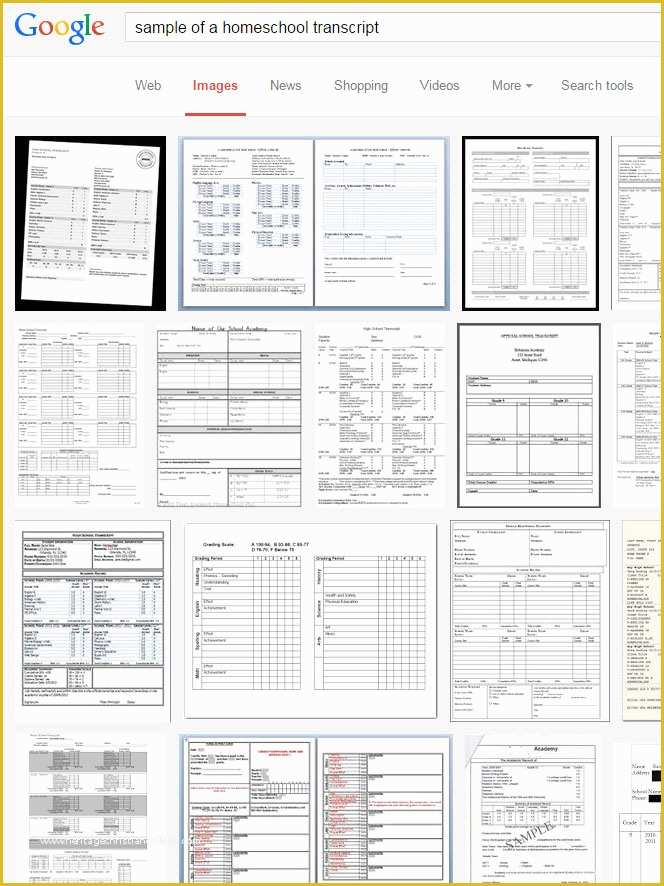 Free Homeschool Transcript Template Of Homeschool Transcripts Your Child S Ticket to College