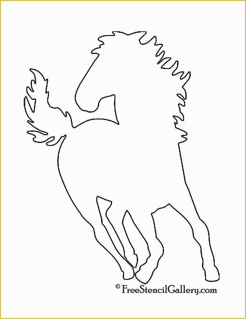 Free Horse Templates Of 27 Of Horse Template and Patterns