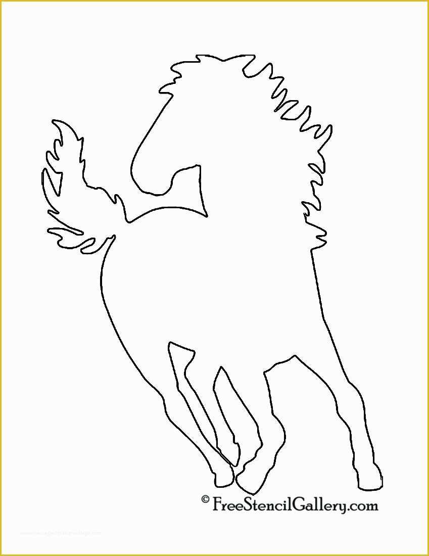 Free Horse Templates Of 27 Of Horse Template and Patterns