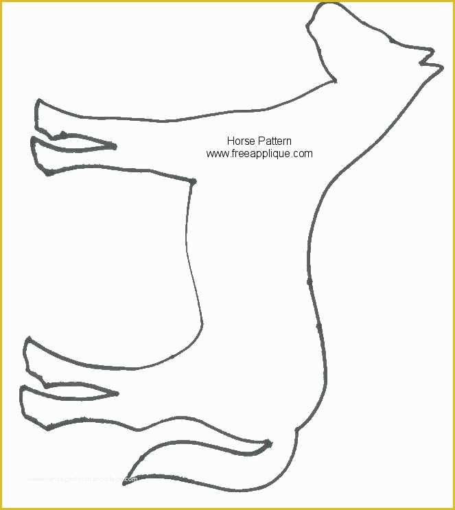 Free Horse Templates Of Free Embroidery Machine Applique Pattern Embroidery Designs