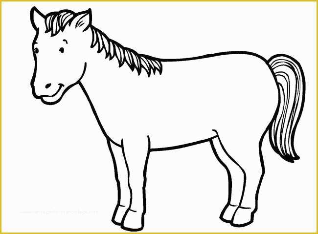 Free Horse Templates Of Horse Template Animal Templates