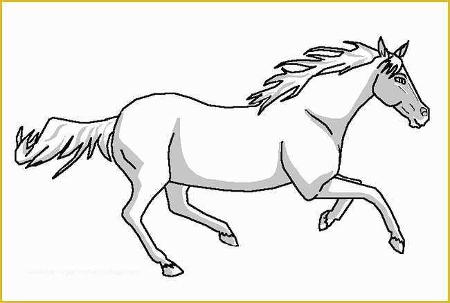 Free Horse Templates Of Horse Template Animal Templates