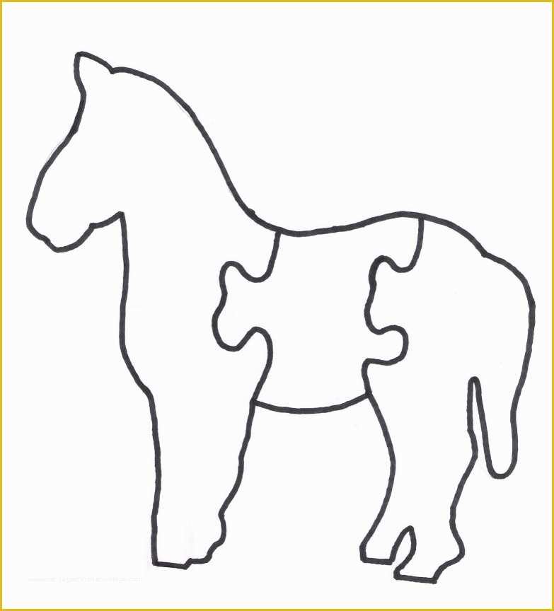 Free Horse Templates Of Horse Template to Pin On Pinterest Pinsdaddy