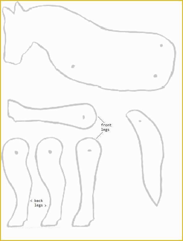 Free Horse Templates Of Printable Horse Template