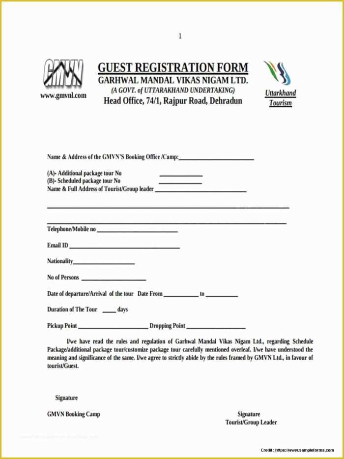 Free Hotel Registration form Template Of 5k Registration form Template Free Templates Resume