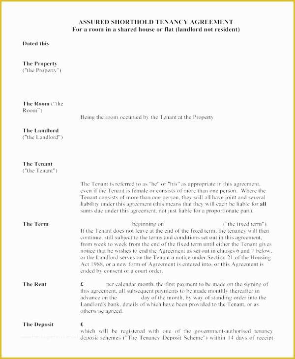 Free House Rental Agreement Template Of 18 House Rental Agreement Templates Doc Pdf