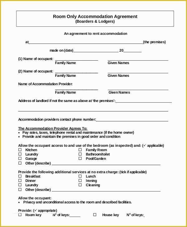 Free House Rental Agreement Template Of 25 Simple Rental Agreement Templates Free Word Pdf
