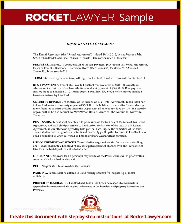 Free House Rental Agreement Template Of Home Rental Agreement House Lease Contract form Template