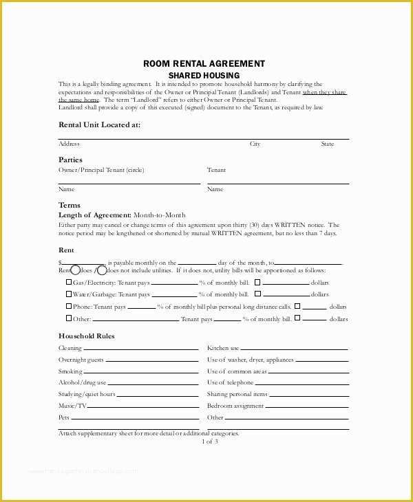 Free House Rental Agreement Template Of House Lease Template 7 Free Word Pdf Documents