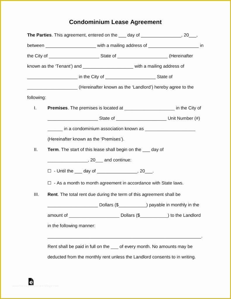 Free House Rental Lease Template Of Free Rental Lease Agreement Templates Residential