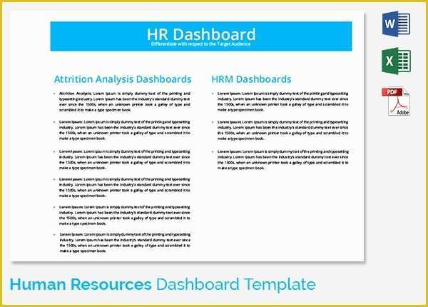 Free Hr Dashboard Template Of Sample Hr Dashboard 8 Documents In Pdf Word