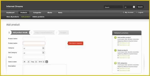 Free HTML Admin Templates Of Free and Premium Css HTML Admin Templates and Skins