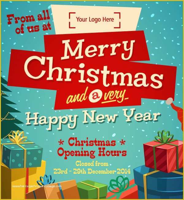 Free HTML Christmas Card Email Templates Of Do Your Customers Know Your Opening Hours Over Christmas