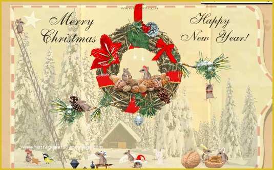 Free HTML Christmas Card Email Templates Of Electronic Christmas Cards Christmas Cards Email