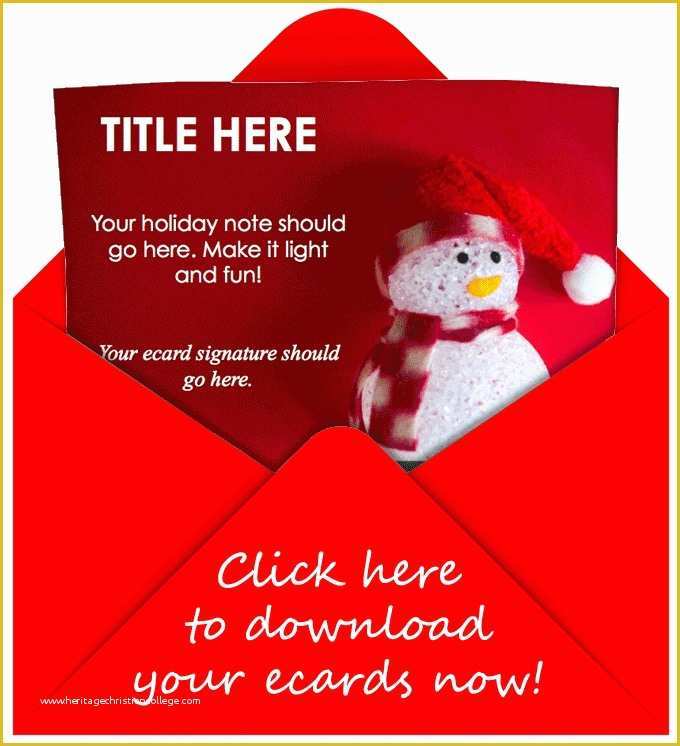 Free HTML Christmas Card Email Templates Of Email Christmas Card Template Invitation Template