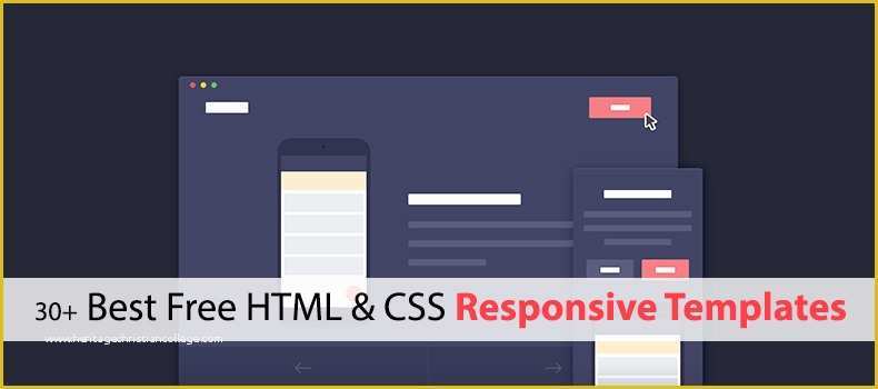 Free HTML Css Templates Of 30 Best Free HTML &amp; Css Responsive Templates Creativecrunk