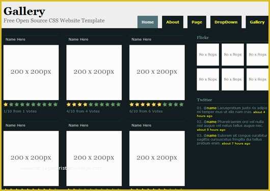 Free HTML Css Templates Of Css and Xhtml Website Templates 4