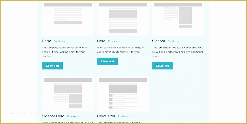 Free HTML Email Template Of Free Email Templates