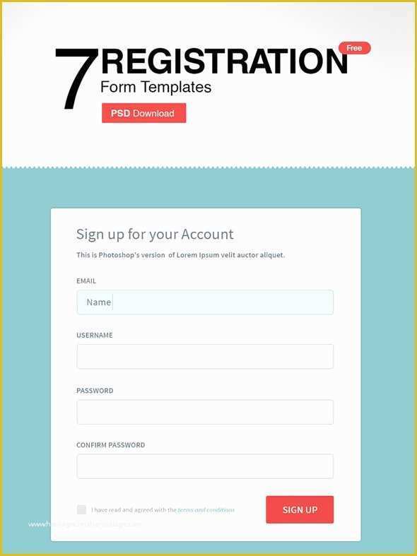 Free HTML form Templates Of 25 Beautiful Psd Web form Templates Free Designsave