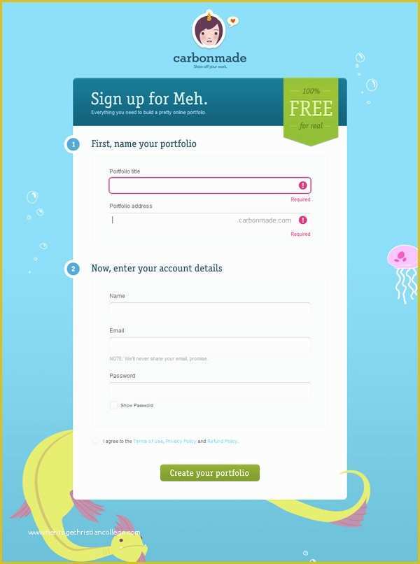 Free HTML form Templates Of 30 Best Examples Of HTML Contact forms In Web Design