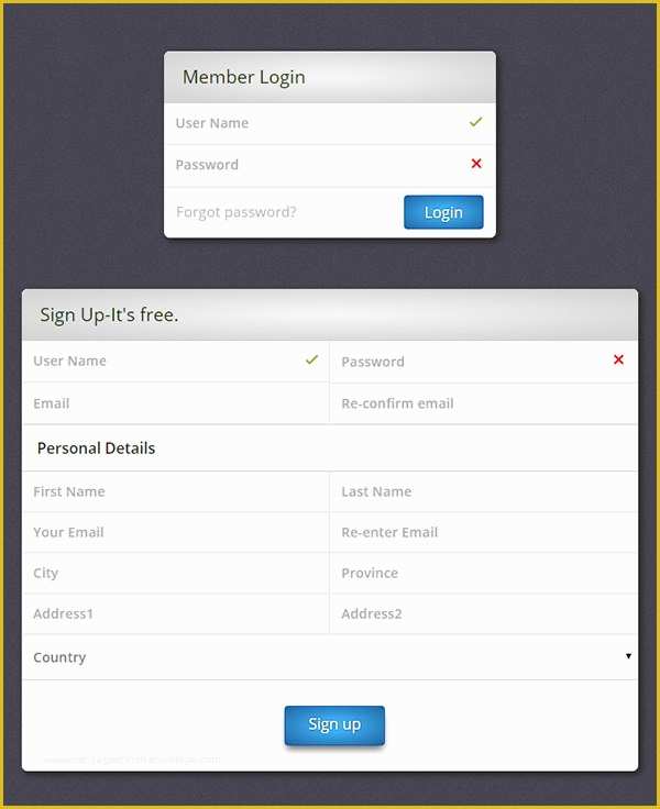 Free HTML form Templates Of 33 Remarkable HTML & Css Login form Templates Download