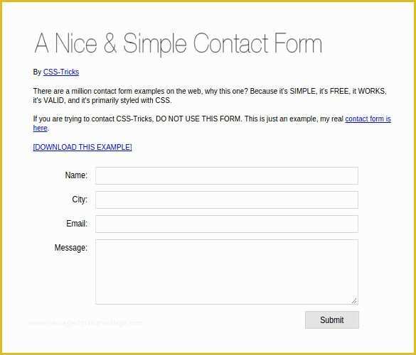 Free HTML form Templates Of 35 Best PHP Contact form Templates