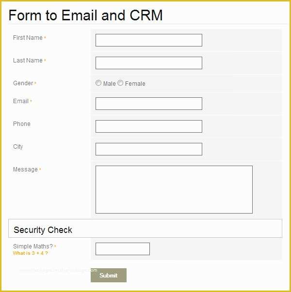 Free HTML form Templates Of 35 Best PHP Contact form Templates