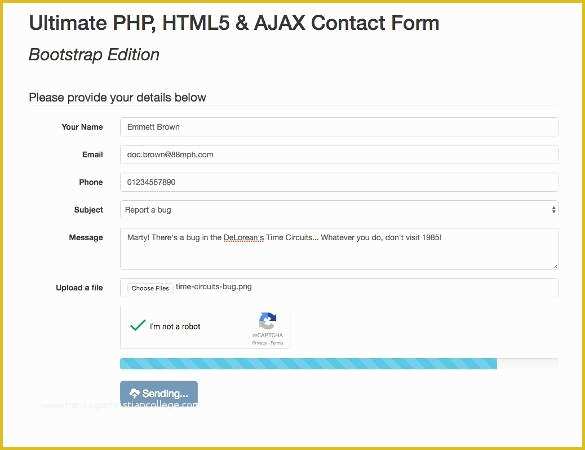 Free HTML form Templates Of 35 Best PHP Contact form Templates