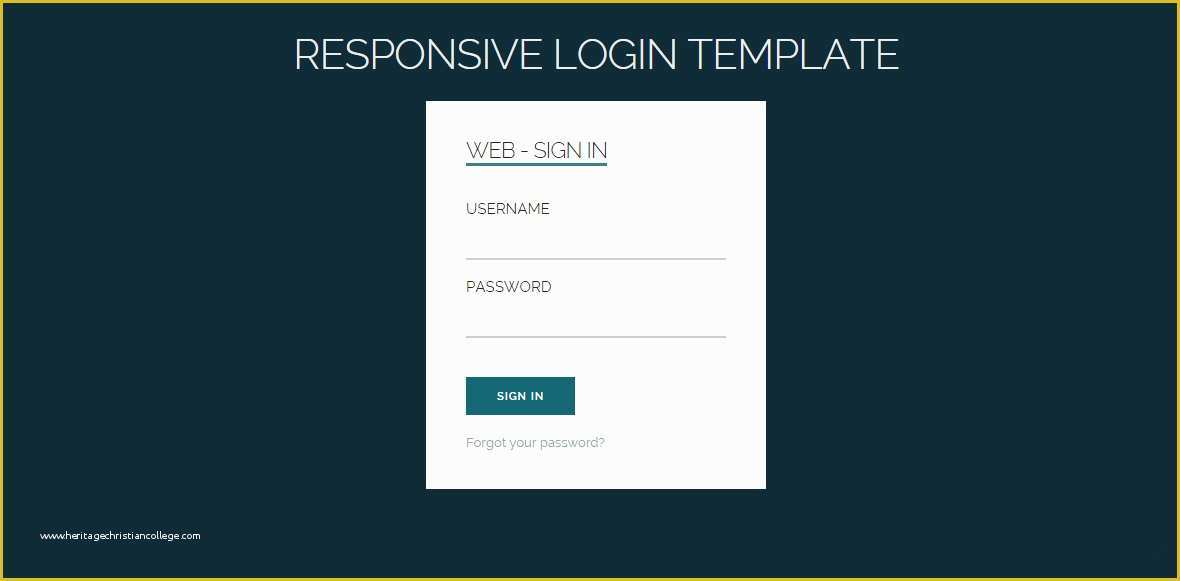 Free HTML form Templates Of 40 Powerful Free Css3 HTML5 Login form Templates Dovethemes