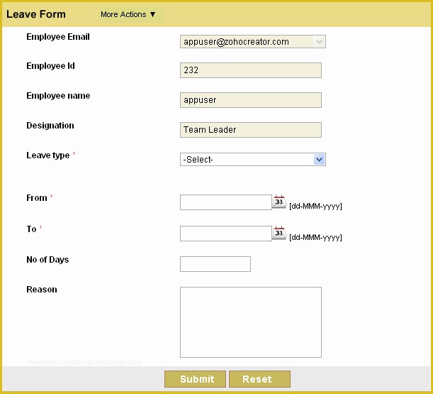 Free HTML form Templates Of HTML form Builder
