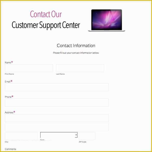 Free HTML form Templates Of Lead Generation form Template Templates Collections