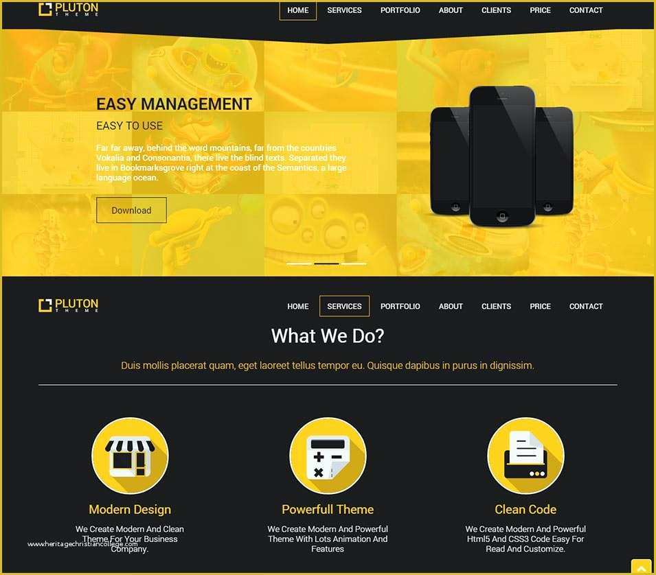 Free HTML Layout Templates Of 23 Free HTML5 Website themes & Templates