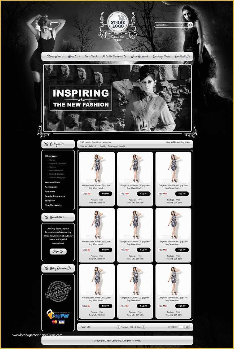 Free HTML Listing Templates Of attractive Ebay Store Templates & Listing Auction HTML