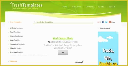 Free HTML Newsletter Templates Of 100 Free Responsive HTML E Mail E Newsletter Templates