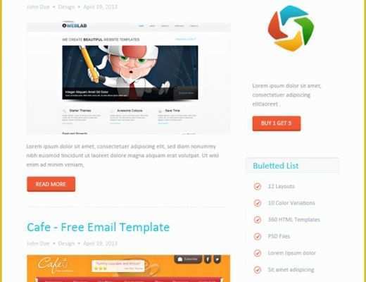 Free HTML Newsletter Templates Of Abstract HTML Newsletter Template Free Mail Templates