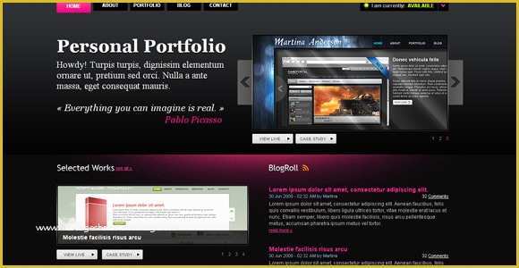 Free HTML Portfolio Templates Of 20 Premium Css HTML Portfolio Website Templates Free Download